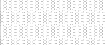 2 Meter Hex Grid Template