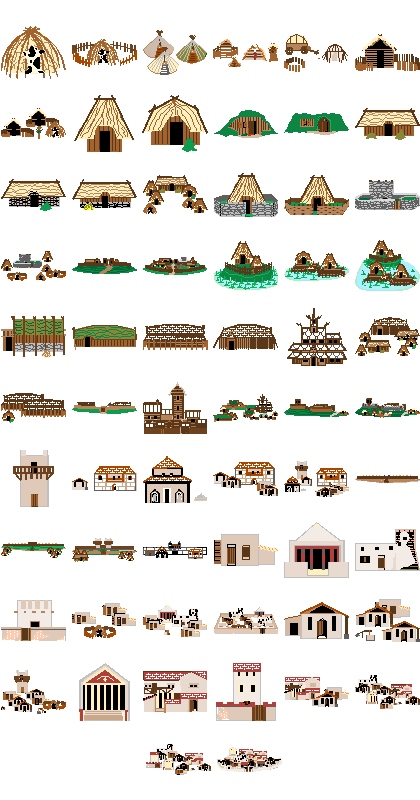 Ancient European & Mediteranean Buildings