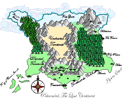 Peleandril, The Lost Continent