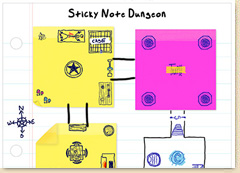 Sticky Note Dungeon Example 2