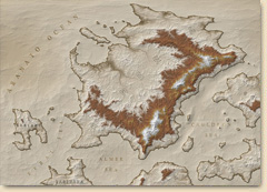 Fractal Parchment Maps