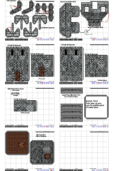 CCD Castle Tower 20' Square