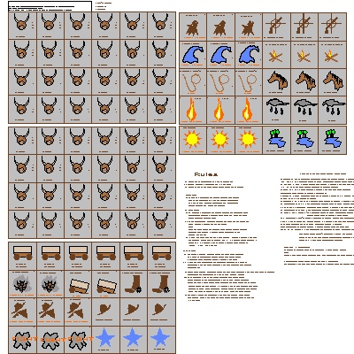 Cattle Drive 1.0 Paper Game