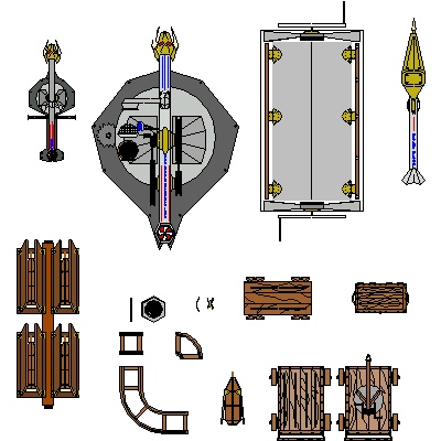 High Fantasy Ship's Weapons