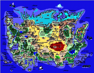 Talislanta Continental Map