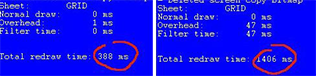 CC3+ is twice as fast as CC3 with effects off. Faster still with effects on.